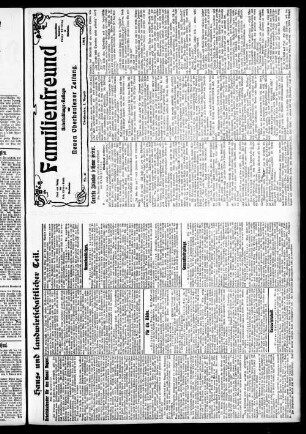 Familienfreund. 1912-1917