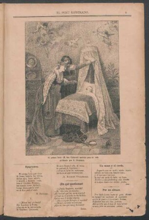 El primer fruto. : Carátula para un vals publicado por E. Neumann.