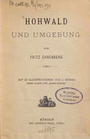 Hohwald und Umgebung
