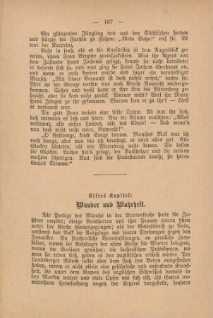 Elftes Kapitel: Wunder und Wahrheit