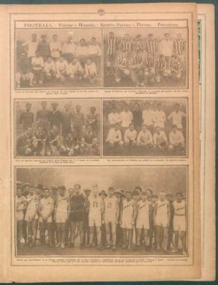 Football.- Palermo v. Huracán.- Sportivo Palermo v. Platense.- Pedestrismo