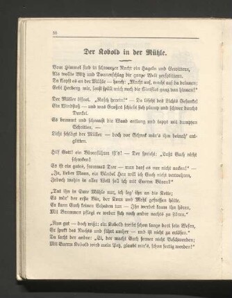 Der Kobold in der Mühle