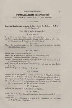 Pubblicazinoi periodiche.