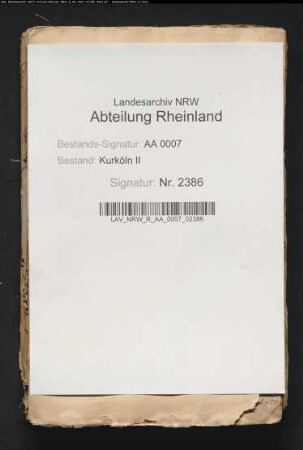 Verzeichnis der Ländereien in den Dingstühlen und Kirchspielen Liedberg, Kehn und Schiefbahn
