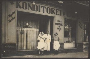 Ansichtskarte Konditorei und Café, Blücherstraße