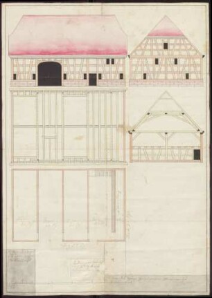 Pfarrhaus- und Pfarrscheuerbau zu Obersteinach