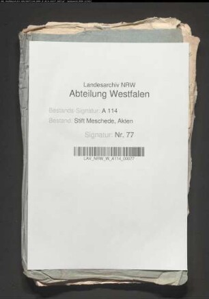Quittungen über Ausgaben (u. a. Verzehrkosten)