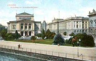 Leipzig: Konzerthaus mit Universitäts-Bibliothek