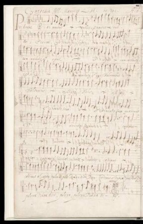 Per densas sylvas, per flumina (Cynegesia III. Mauricii Lang. Hass.)