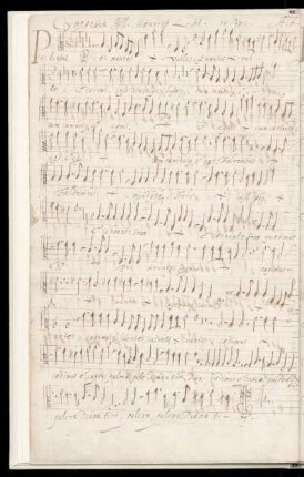 Per densas sylvas, per flumina (Cynegesia III. Mauricii Lang. Hass.)