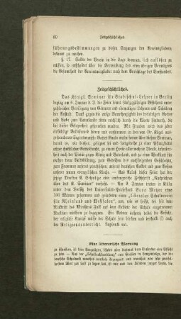 Zeitgeschichtliches : das Königl. Seminar für Stadtschul-Lehrer in Berlin