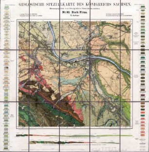 [5049] Pirna, Geologische Spezialkarte des Königreichs Sachsen