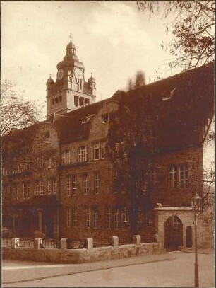 Fischer, Theodor; Jena; Universität - Straßenansicht