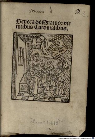 Seneca de Quatuor virtutibus Cardinalibus