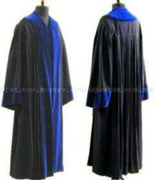 Talar der Philosophischen Fakultät (Blau) der Universität Hamburg
