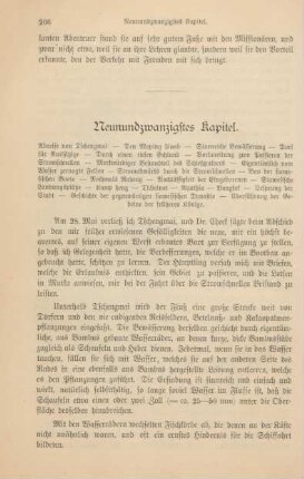 Neunundzwanzigstes Kapitel