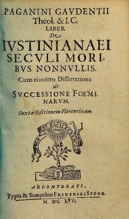 Liber de Iustinianaei seculi moribus nonnullis