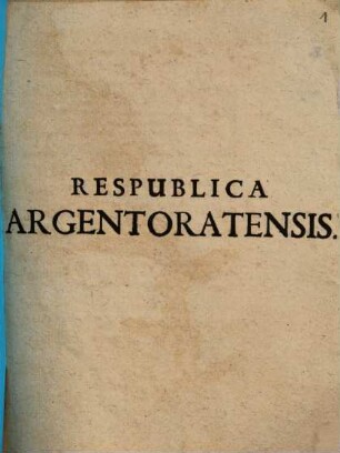 Forma Reipublicae Argentoratensis