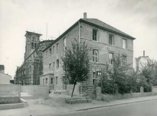 St. Antonius Kirche und Pfarrhaus, Frankfurt am Main, 1949