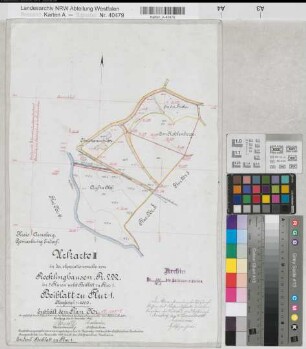 Endorf (Sundern), Separation Recklinghausen, Urkarte II Flur 1 Bbl.