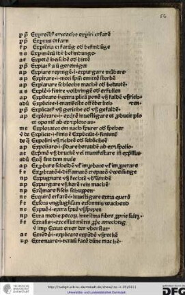 Experrectus. erwacht, experiri, erfaren.