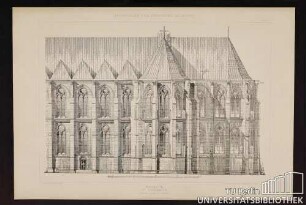 Marburg St. Elisabeth Östlicher Theil der Südseite