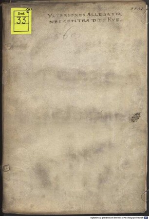 Ulteriores Allegationes juris