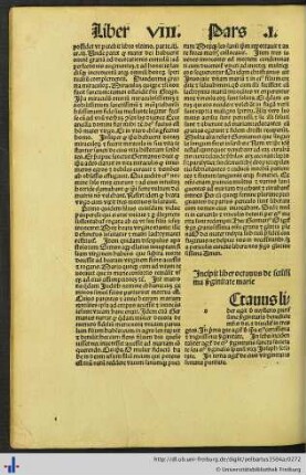 Liber VIII. De Virginitate.