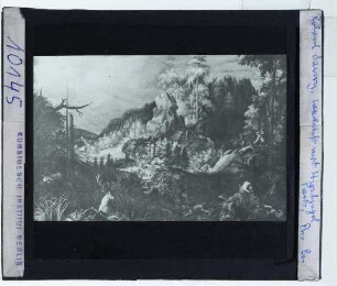 Savery, Berglandschaft mit Hirschjagd (unbekannte Privatsammlung)
