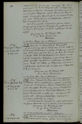 Ernennung der Professoren Reiche und Wöhler zu Mitgliedern der Universitätsgerichtsdeputation.