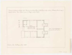Wohnhaus Ministerialrat Dr. Walter Blümich, Berlin-Zehlendorf: Grundriss