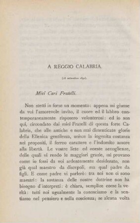 A Reggio Calabria.