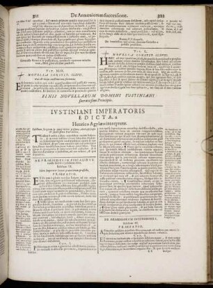Iustiniani Imperatoris Edicta.