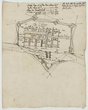 Liebenau, Feldlager des Oberst Riedesel, Plan