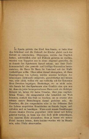 Ueber die Kindersterblichkeit
