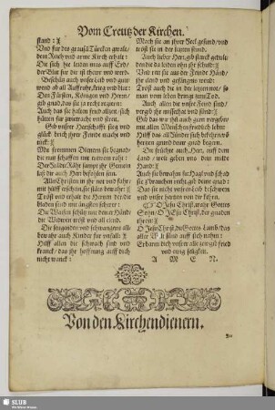 Von den Kirchendienern.
