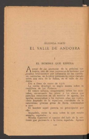 I - El hombre que espera
