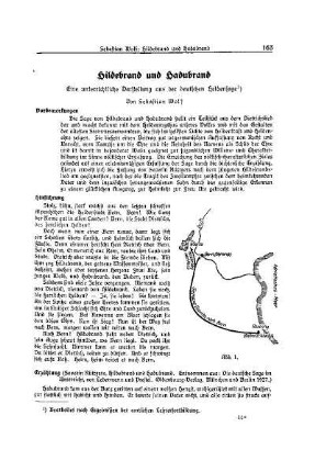 Hildebrand und Hadubrand : eine unterrichtliche Darstellung aus der deutschen Heldensage