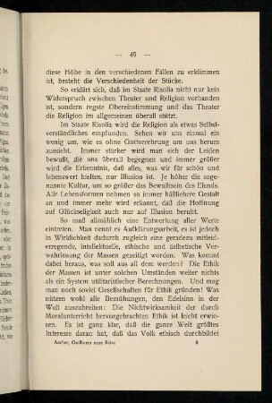 49-64, Moral, Religion, innerliche Religion, Heiligkeit, Gebet, Naturwissenschaft und Philosophie