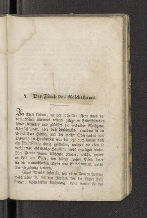 4. Der Fluch des Reichthums.