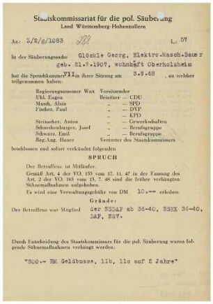 Glöckle, Georg