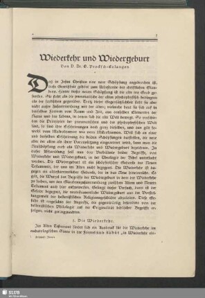 [I. Biblische Theologie]