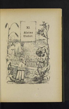 XI. Kleine Lieder.