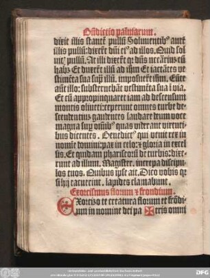 Exorcismus florum [e]t frondium.