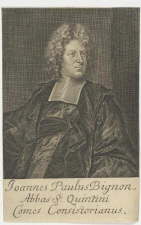 Bildnis des Joannes Paulus Bignon