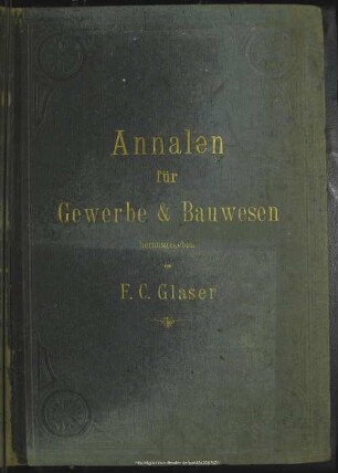 31.1892=361/372: Annalen für Gewerbe und Bauwesen
