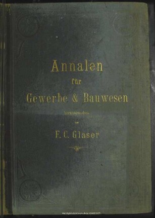 31.1892=361/372: Annalen für Gewerbe und Bauwesen
