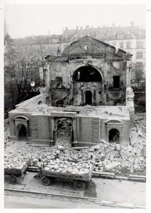Konstanz, KN; Abriss der ehemaligen Synagoge, Außenansicht