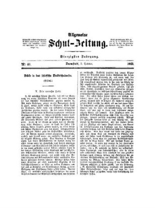 Blicke in das schlesische Volksschulwesen : (Schluß)