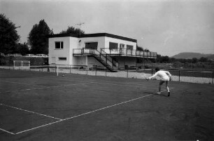 Austragung der Badischen Tennismeisterschaften auf der Platzanlage des Tennisclubs Durlach